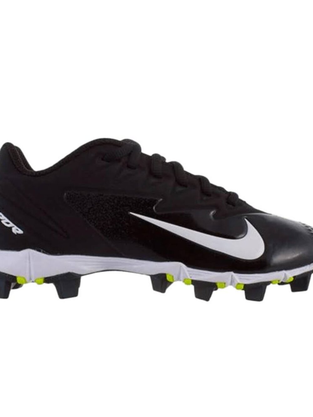 EUC Nike Vapor Ultrafly FastFlex 'Black White' FOOTBALL CLEATS SHOES SIZE 12C